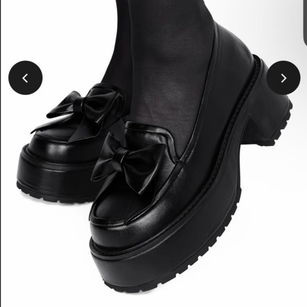 FOXBLOOD Bow Loafers